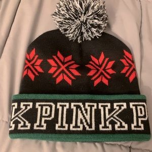 Pink women’s winter hat